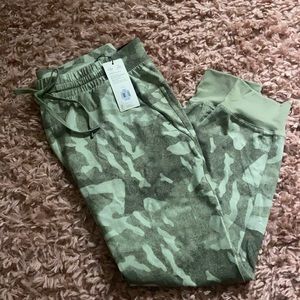 Calia Journey Knit Jogger- Soft Camo Sage